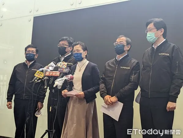 ▲經濟部長王美花說明停電狀況。（圖／記者陳俐穎攝）