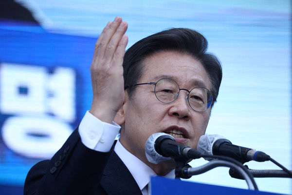 ▲▼南韓共同民主黨總統候選人李在明。（圖／路透）