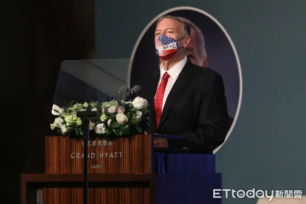 ▲美國前國務卿龐培歐演講會。（圖／記者林敬旻攝）