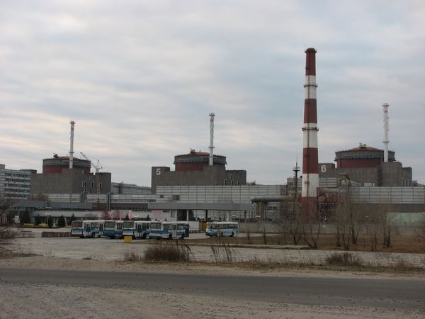 ▲▼烏克蘭南部的歐洲最大核電廠「札波羅熱」（Zaporozhye）。（圖／翻攝自推特）