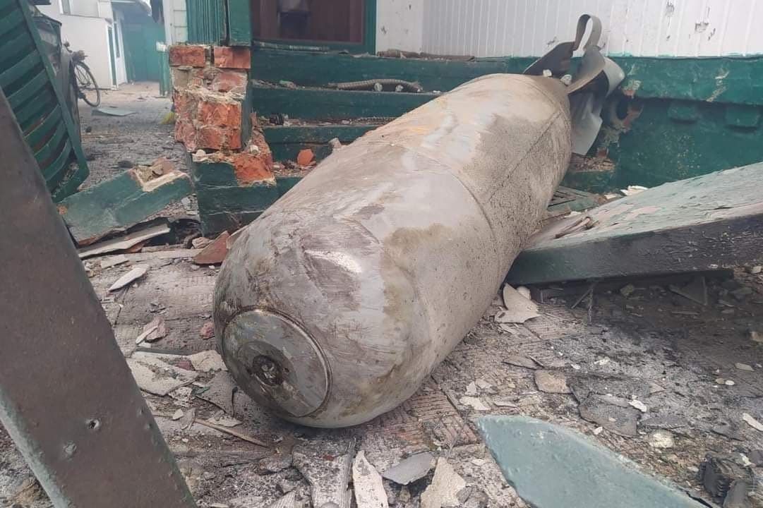 ▲▼ 俄軍被控向烏克蘭平民區投擲FAB-500炸彈。（圖／翻攝自Telegram）