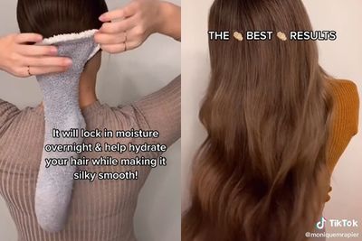 抖音分享「襪子護髮術」鎖水一整晚　網友實測驚呼：真的很有效！