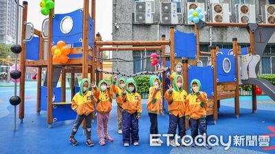 新店馬公公園「小小航海家」啟用　侯友宜：持續打造共融遊戲場