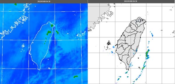 ▲▼衛星雲圖。（圖／中央氣象局）