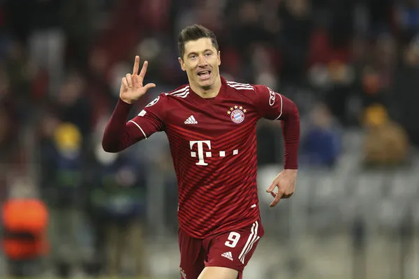 ▲▼萊萬多夫斯基(Robert Lewandowski)在歐冠戴帽。             。（圖／達志影像／美聯社）