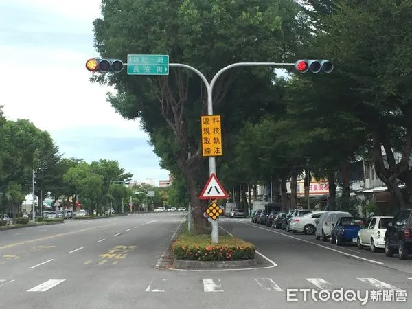 ▲台東市區更生路與四維路路口新增交通違規科技執法。（圖／台東縣警察局提供，下同）