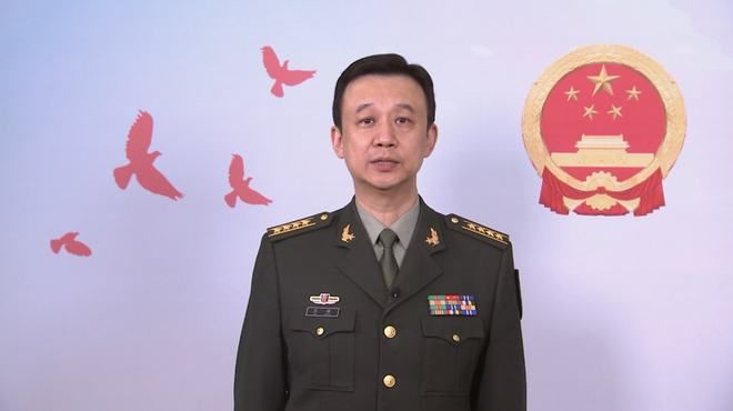 ▲▼2022兩會,吳謙,軍費,解放軍。（圖／翻攝自央視）