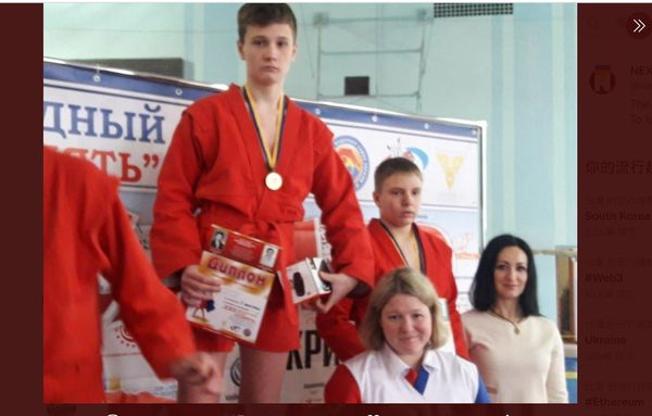 ▲▼烏克蘭16歲搏擊冠軍普里緬科遇空襲喪命。（圖／翻攝自推特）