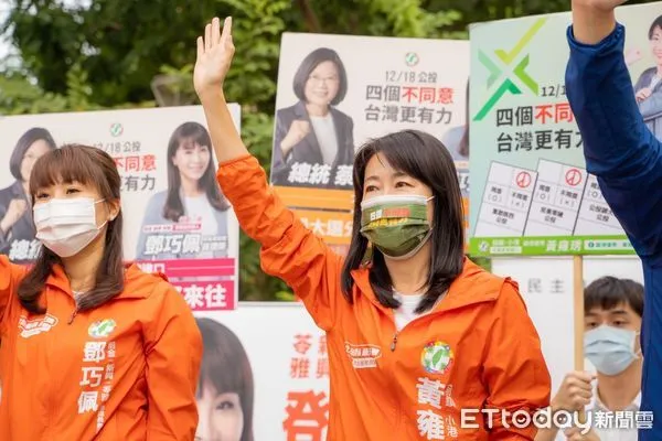 ▲▼洪秀柱批選民「不用腦筋」，高市綠營選將轟：舔共變反射動作。（圖／記者賴文萱翻攝）