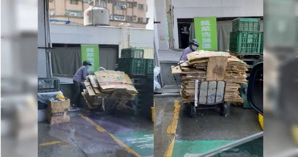 拾荒婦「紙箱澆水增重」　網搖頭：後果更慘