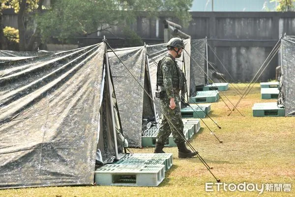 ▲▼史上最硬教召實施打靶訓練,國軍新制教召,野戰宿營帳篷,南勢埔靶場。（圖／記者李毓康攝）