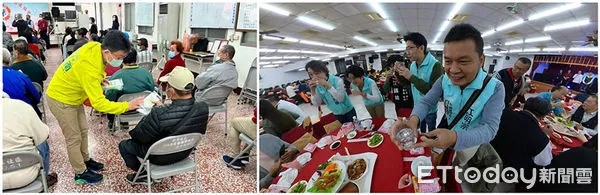 ▲台南市政府公布酒駕累犯資訊，引起同為中西、北區市議員參選人林建南（左）、江明宗言詞交鋒。（圖／記者林悅翻攝）