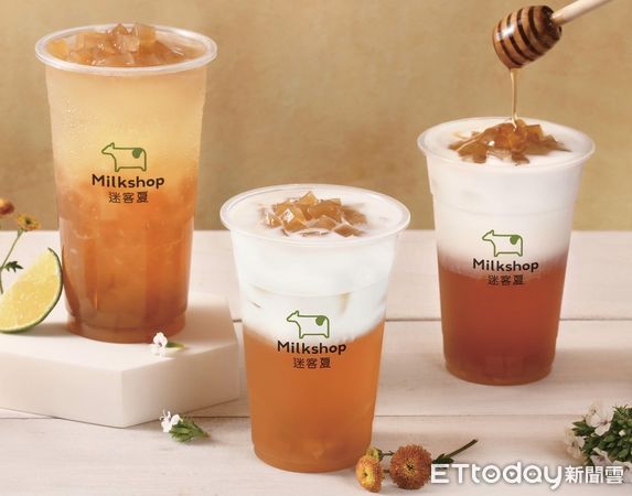 ▲▼迷客夏最新蜂蜜系列飲品。（圖／迷客夏提供）