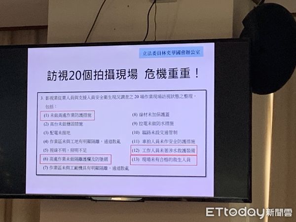 ▲▼立法院今日召開教育及文化委員會，邀請文化部長李永得列席報告，並備質詢。多位立委針對劇組拍攝意外提出質詢。（圖／記者林育綾攝）