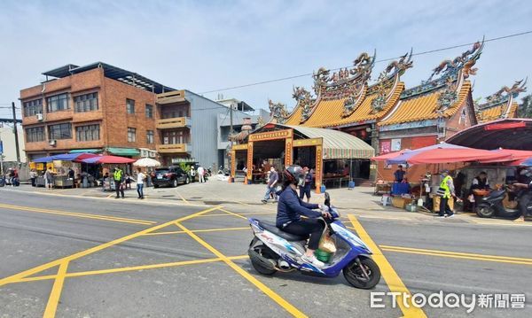 ▲桃園市平鎮區東勢建安宮明（17）日舉辦開漳聖文誕辰祭典，平鎮警方將在周邊交管。（圖／記者沈繼昌翻攝）