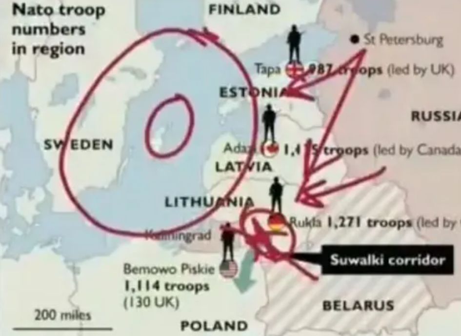 ▲▼俄羅斯國有電視頻道「俄羅斯-1」（Rossiya 1）來賓退役高階軍官科羅琴科稱，俄軍將入侵北約波羅的海國家及中立國瑞典部分地區。（圖／翻攝自推特）