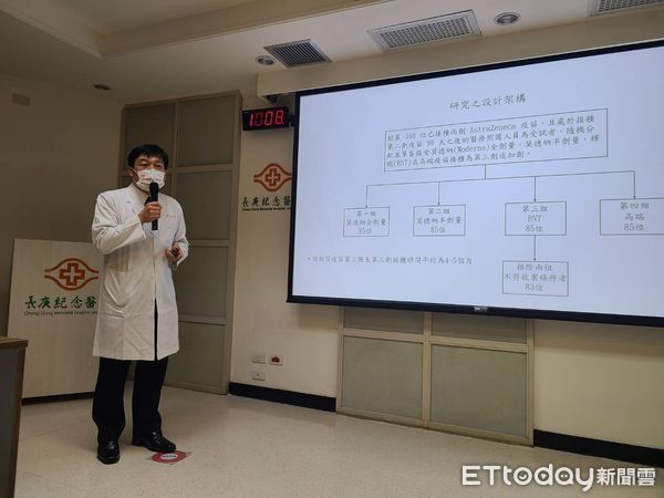 ▲▼林口長庚醫院COVID-19疫苗追加劑接種研究成果出爐。（圖／長庚醫院提供）。（圖／記者嚴云岑攝）