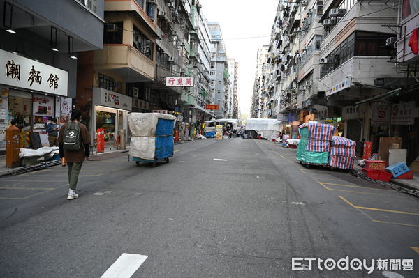 ▲▼香港,香港疫情,旺角,香港街頭。（圖／記者蔡儀潔攝）