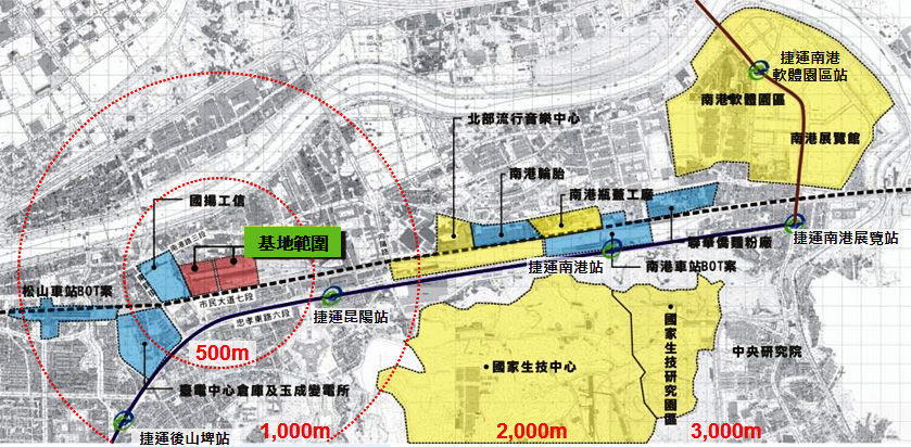 ▲▼北市南港調車場都更招商開發案,南港調車場都更。（圖／都市更新入口網）