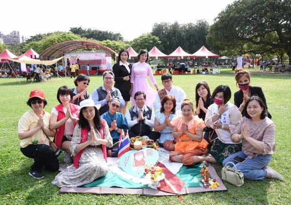 ▲2022桃園新住民野餐園遊園好熱鬧。（圖／楊慧青提供）