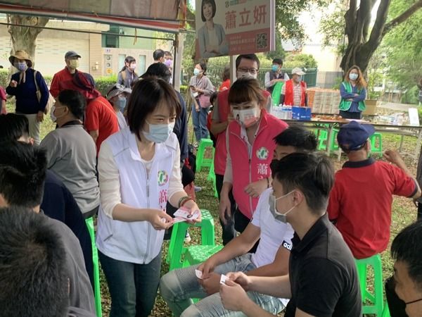 ▲蕭立妍爭取民進黨提名參選楊梅區市議員