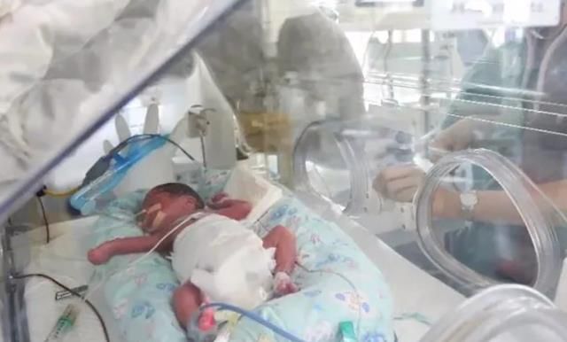 ▲▼山東24歲孕婦早產誕5胞胎。（圖／翻攝自影片）