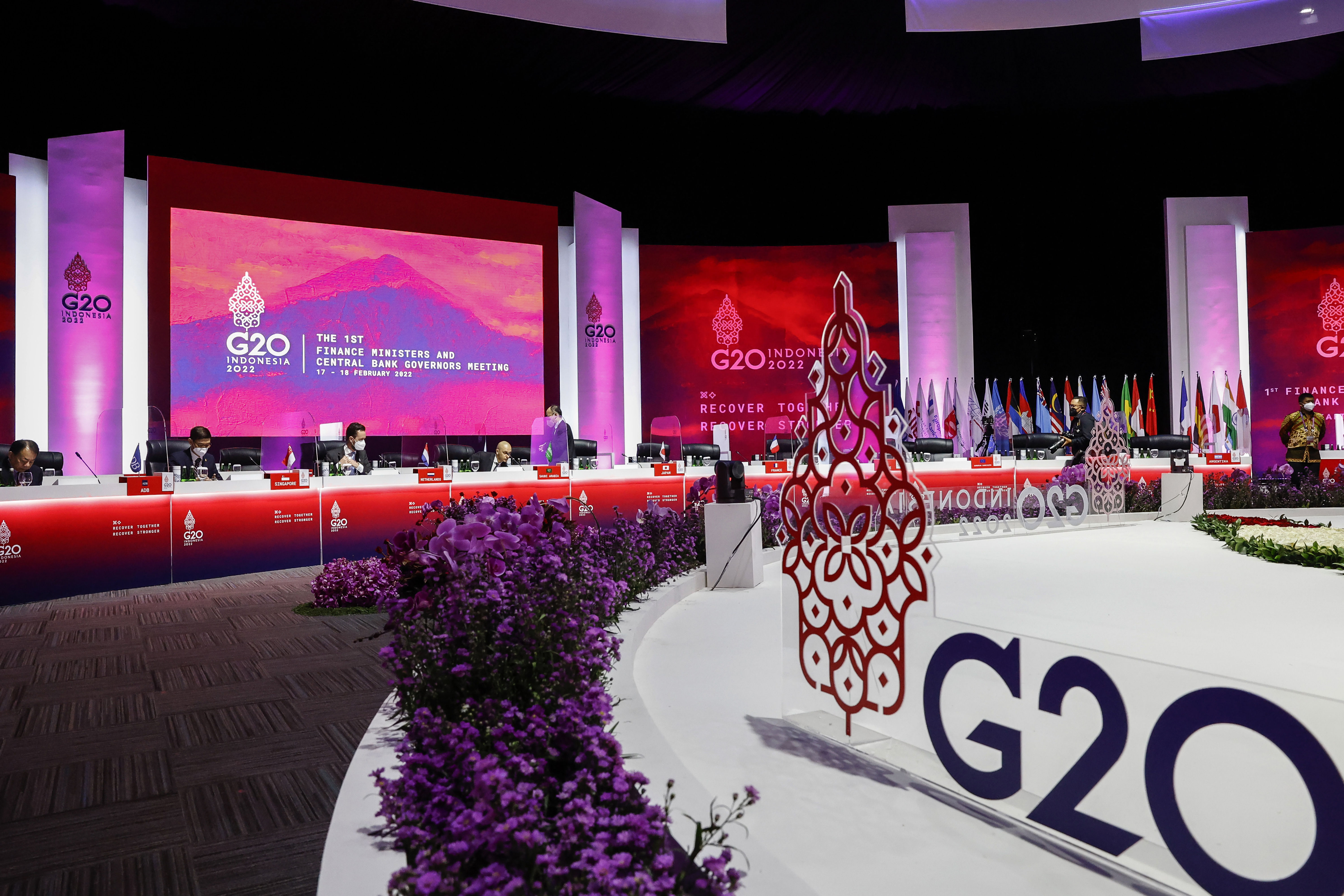 ▲▼  G20財長及央行行長會議2月18日於印尼雅加達舉行。（圖／達志影像／美聯社）