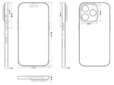 iPhone 14 Pro系列最新圖透出爐 機身更厚、鏡頭更大