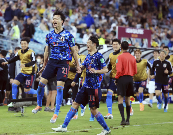 ▲▼ 世足資格賽，日本擊敗澳洲            。（圖／達志影像／美聯社）