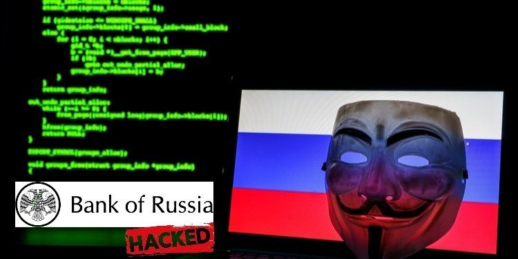 ▲▼匿名者攻陷俄央行 3.5萬份秘密文件將曝光。（圖／推特／匿名者）