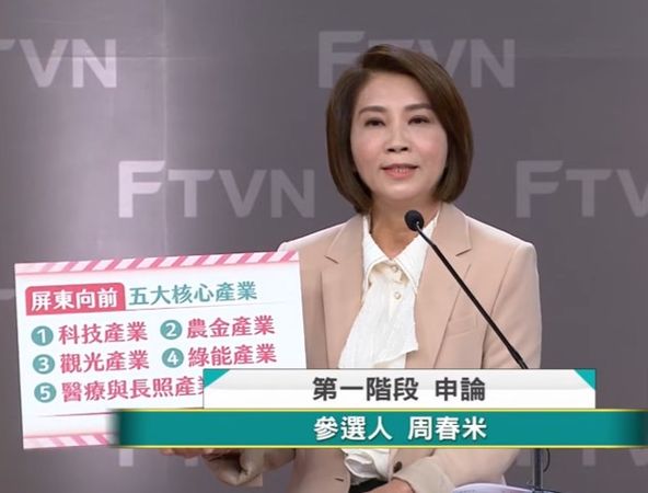 ▲▼       屏東縣長初選政見會登場　周春米：能言善道不如明公正道      。（圖／屏東縣政府提供）