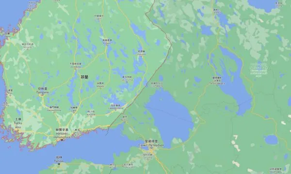 ▲▼芬蘭暫停與俄羅斯聖彼得堡的之間的鐵路服務。（圖／翻攝自Google地圖）
