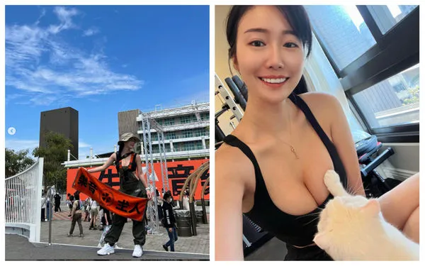 ▲▼潛水正妹Amber參加大港開唱，狂露流量密碼。（圖／翻攝自IG／amberh.25）