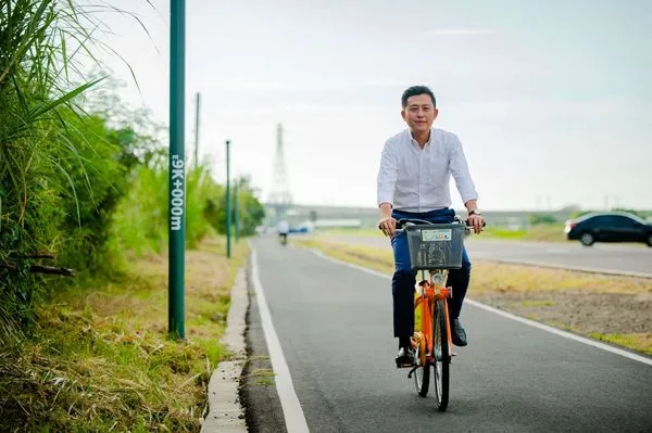 ▲適逢連假將至、新竹市長林智堅邀請親子來左岸1自行車道一日遊。（圖／新竹市政府提供）