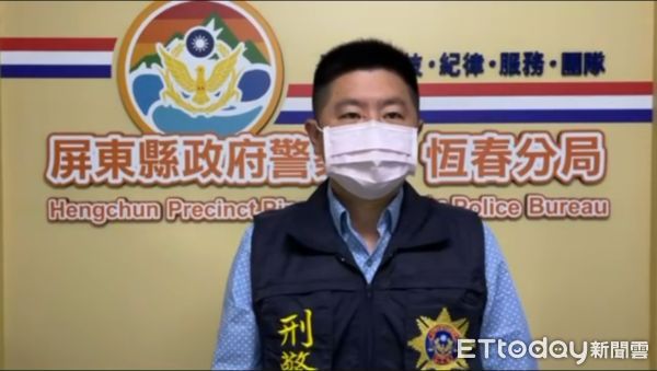 ▲恆春墾丁大街水球店遭砸，恆春警方逮獲陳姓主嫌等8人送辦             。（圖／記者陳崑福翻攝，下同）