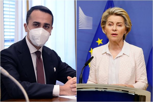 ▲▼ 義大利外交部長迪馬尤（Luigi Di Maio，左）與歐盟委員會主席馮德萊恩（Ursula von der Leyen，右）。（左圖／達志影像／newscom，右圖／路透）