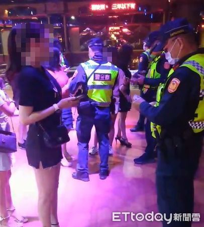 ▲台南市警四分局清明連假期間，規劃轄內大型舞廳、酒店有女侍陪客之營業場所，防堵疫情缺口，給民眾一個安全的消費空間。（圖／記者林悅翻攝，下同）