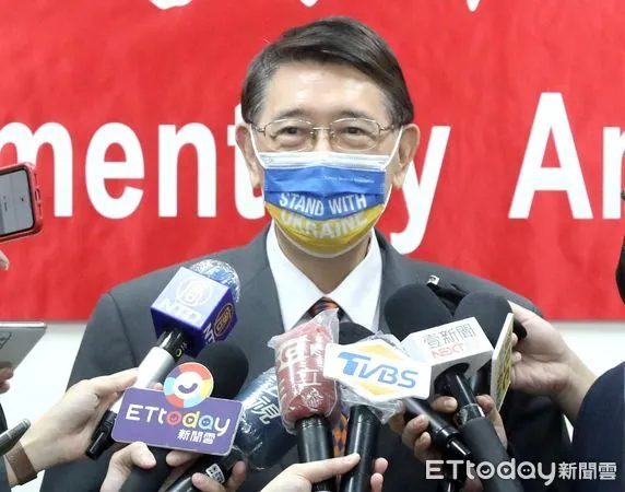 ▲▼立法院秘書長林志嘉受訪談院區防疫措施。（圖／記者屠惠剛攝）