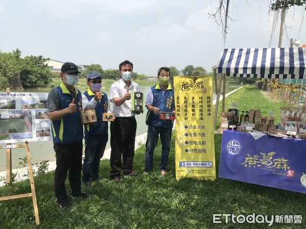 ▲台南市善化區溪美社區位結合地方文化、生態、景觀及產業等優勢逐步發展成一個地美、景美、人更美的社區，而「華瑞生態池」也正式用。（圖／記者林悅翻攝，下同）