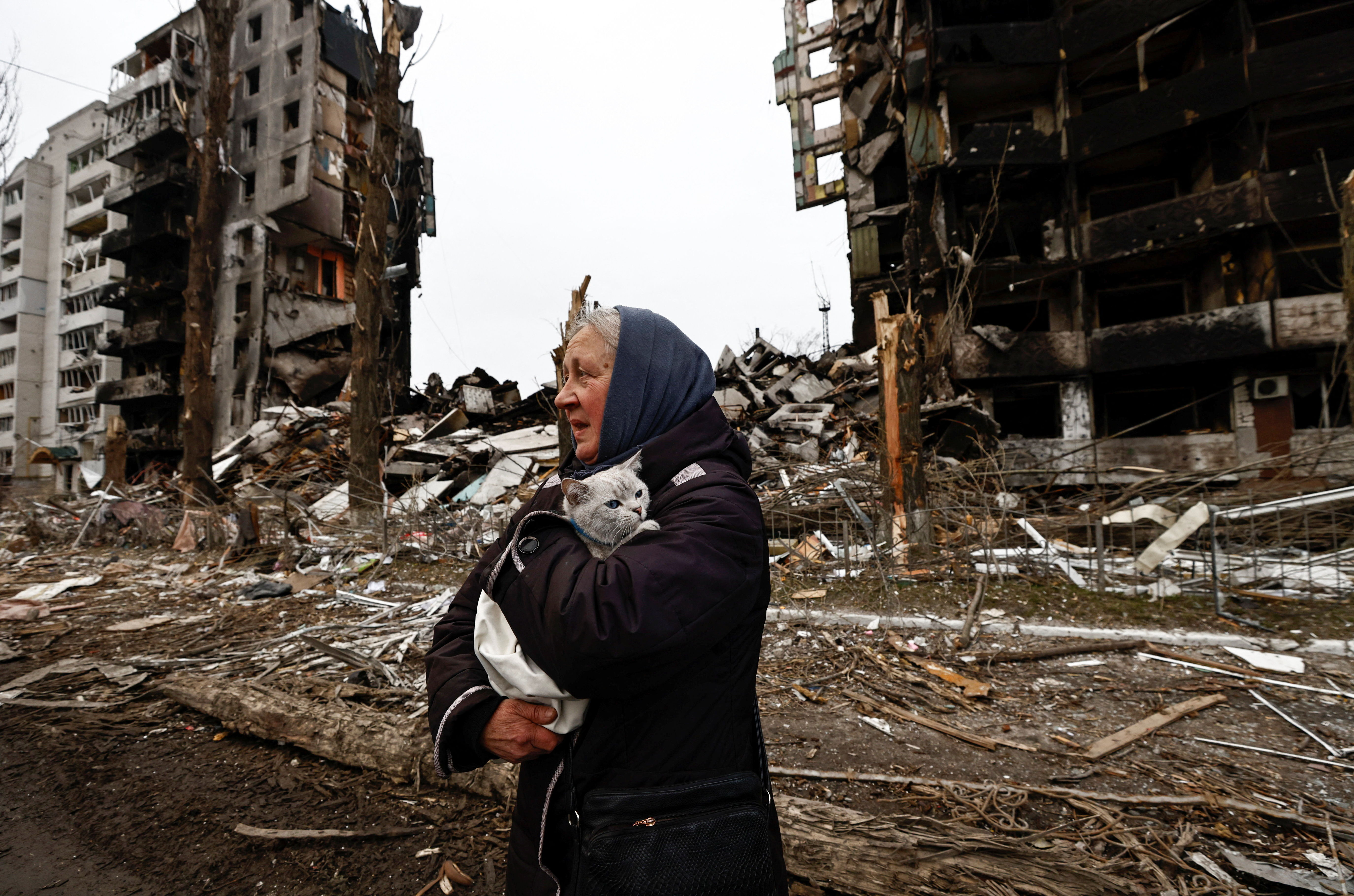 ▲▼俄軍撤離後，基輔近郊城鎮博羅江卡只剩殘破不堪、怵目驚心的景象。（圖／路透社）