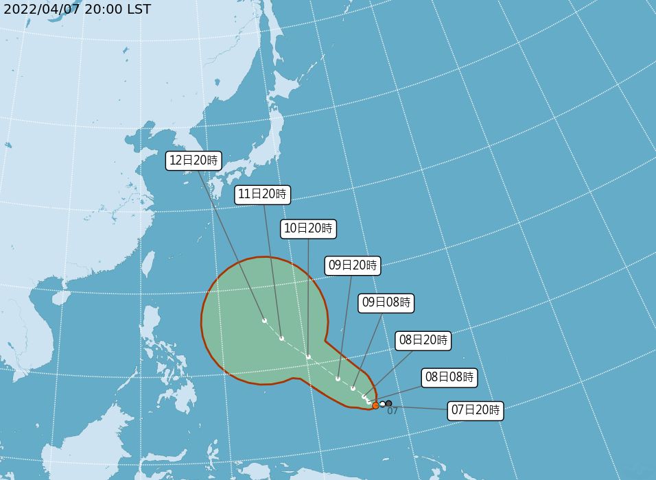 ▲▼馬勒卡。（圖／中央氣象局）