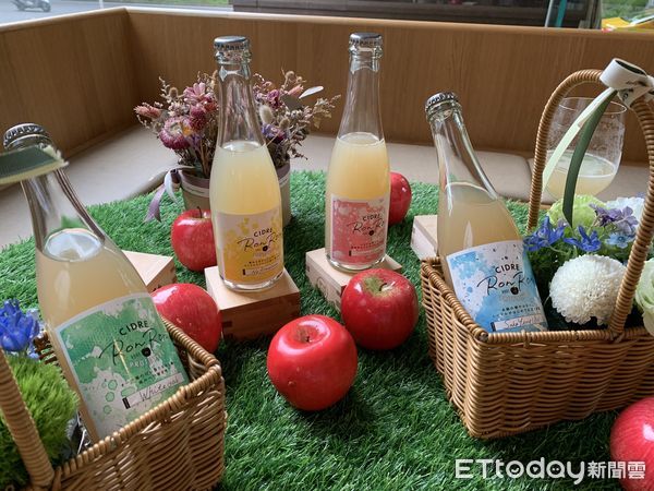 ▲綠芽酒藏引進了來自日本兵庫縣的精品蘋果酒「CIDRE RONRON PROTOTYPE」系列,小小樹食二店主廚Tim。（圖／記者彭懷玉攝）