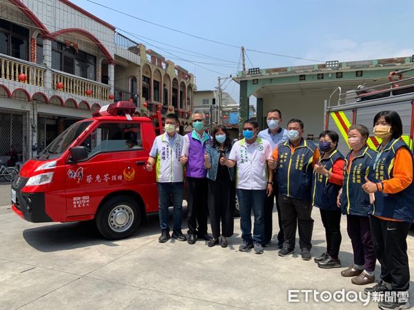 ▲包手早餐店捐贈消防局救災指揮車             。（圖／記者陳崑福翻攝，下同）