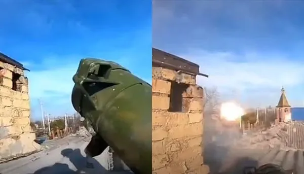 ▲▼亞速營在馬力波滅了一輛俄軍戰車。（圖／翻攝自推特）