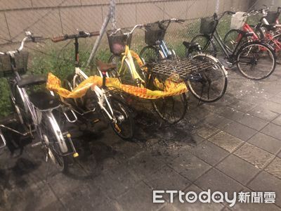 美術系男大生捷運站點火燒2台單車　詭辯「我是要點香菸」