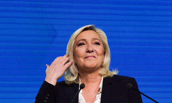 ▲▼法國極右派領袖、總統候選人雷朋（Marine Le Pen）。（圖／路透）