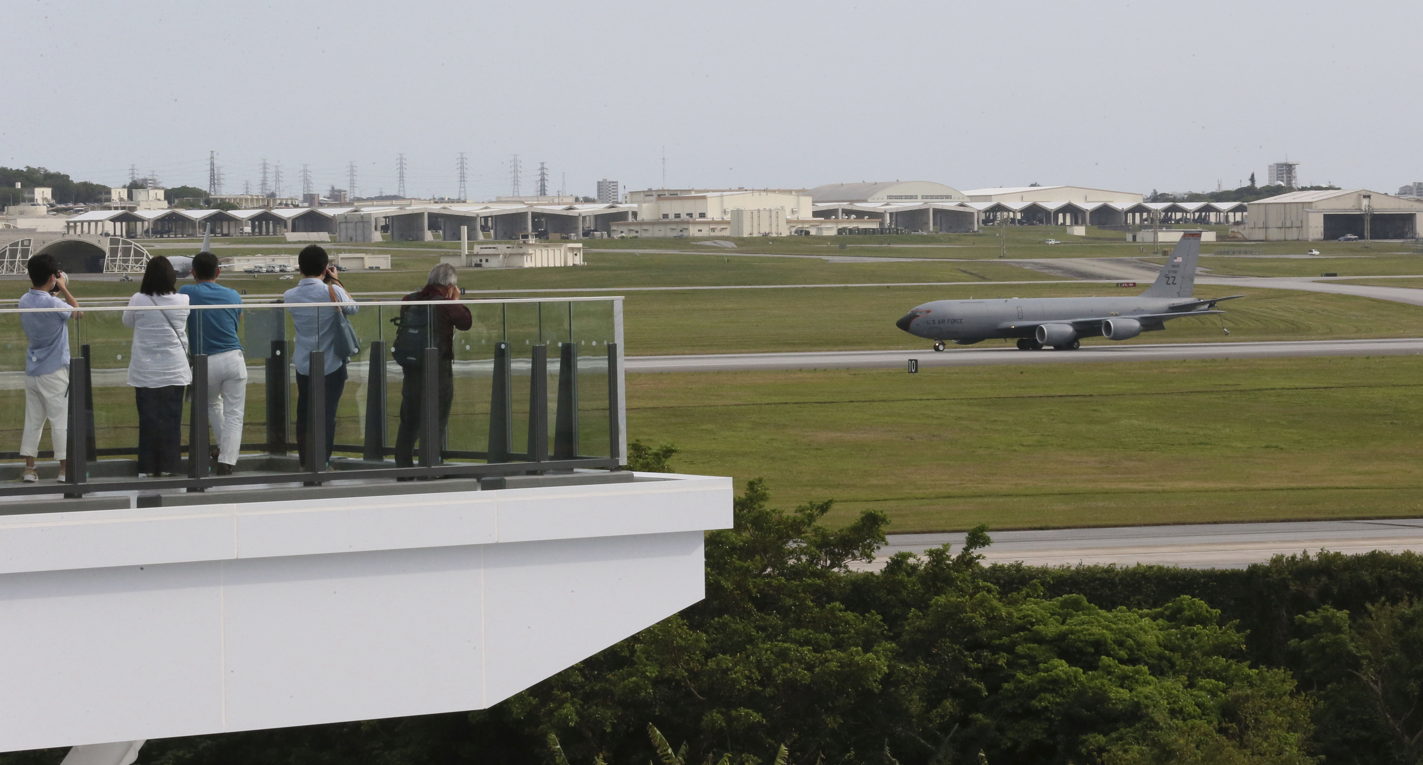 ▲▼ 日本沖繩縣嘉手納空軍基地。（圖／達志影像／美聯社）