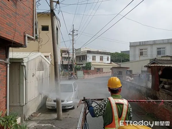 ▲雲林縣今日新增3例，相關足跡已由當地公所進行清消。（圖／記者蔡佩旻翻攝）