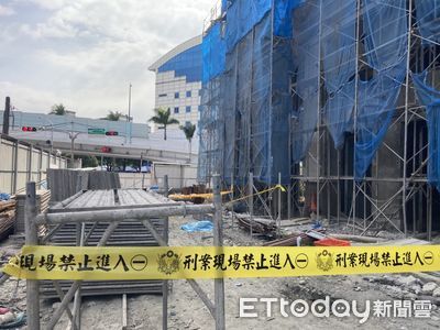 快訊／重大意外！三重大樓工人搭鷹架　20樓墜落1樓…當場死亡