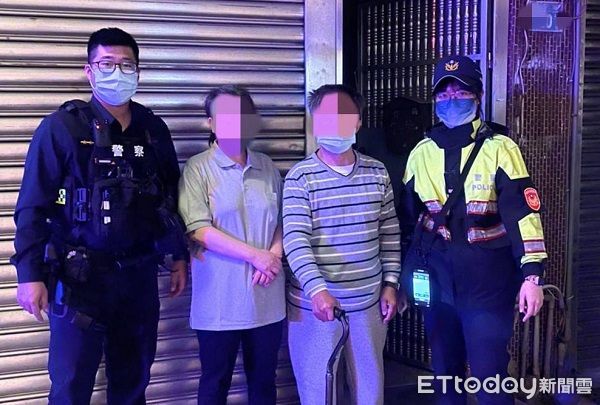 ▲許男家人十分感謝警方幫忙。（圖／桃園警分局提供）